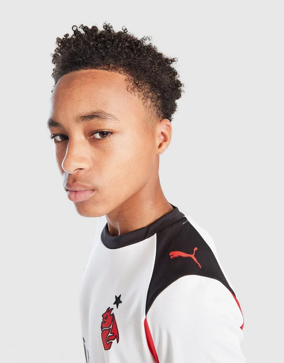 CAMISETA DE VISITANTE JUNIOR PUMA AC MILAN 2025/26