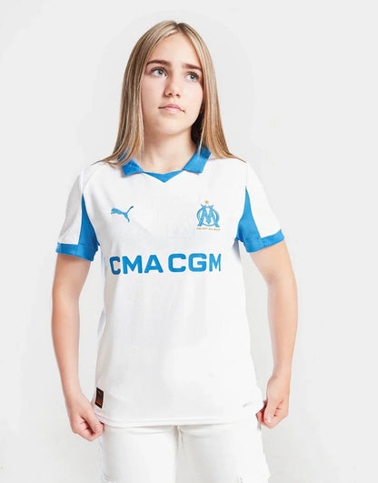 CAMISETA PUMA OLYMPIQUE DE MARSELLA 2025/26 PRIMERA EQUIPACIÓN JUNIOR