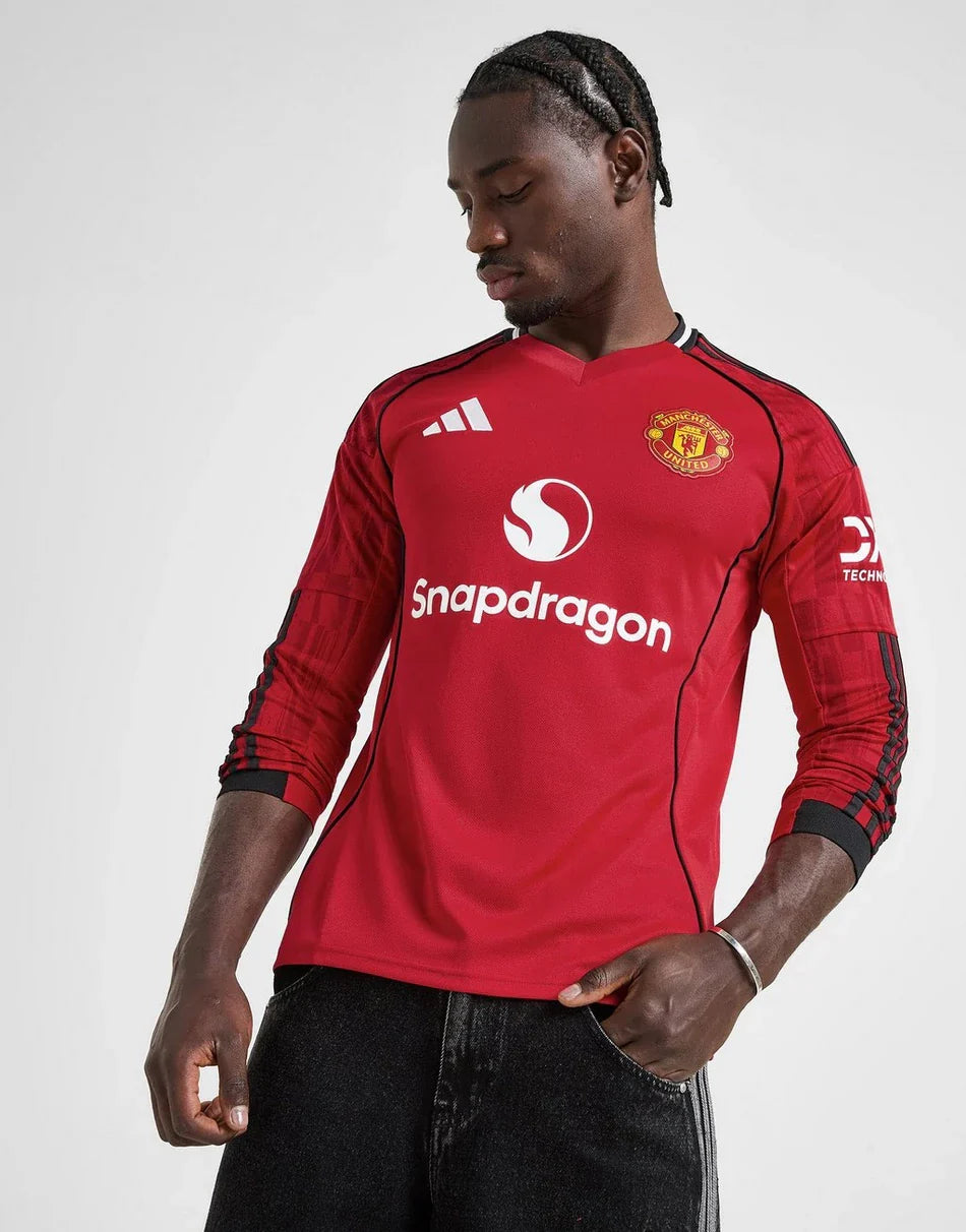 CAMISETA MANGA LARGA ADIDAS MANCHESTER UNITED FC 25/26 PRIMERA EQUIPACIÓN