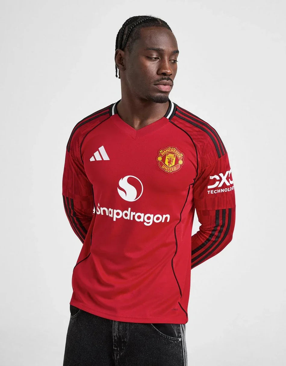 CAMISETA MANGA LARGA ADIDAS MANCHESTER UNITED FC 25/26 PRIMERA EQUIPACIÓN