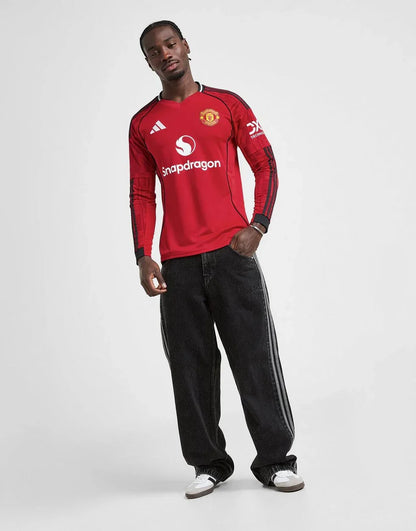 CAMISETA MANGA LARGA ADIDAS MANCHESTER UNITED FC 25/26 PRIMERA EQUIPACIÓN