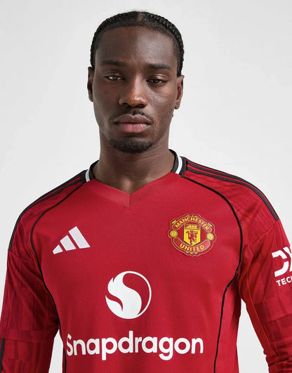 CAMISETA MANGA LARGA ADIDAS MANCHESTER UNITED FC 25/26 PRIMERA EQUIPACIÓN