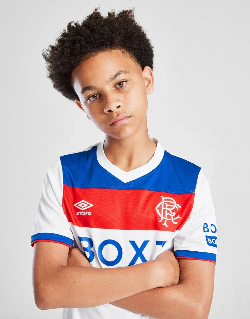 CAMISETA DE VISITANTE UMBRO RANGERS FC 2025/26 JUNIOR