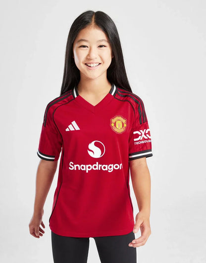 CAMISETA ADIDAS MANCHESTER UNITED FC TEMPORADA 2025/26 PARA JÚNIOR