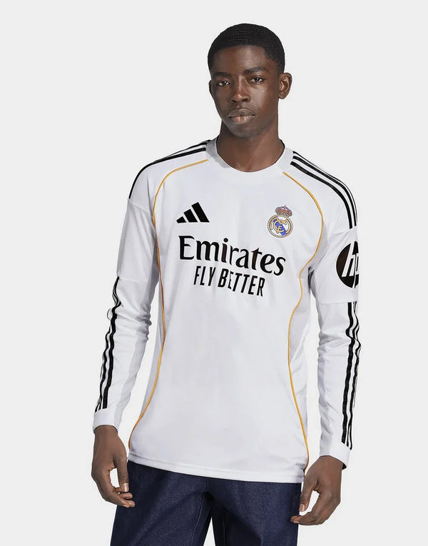 CAMISETA ADIDAS REAL MADRID 25/26 MANGA LARGA PRIMERA EQUIPACIÓN